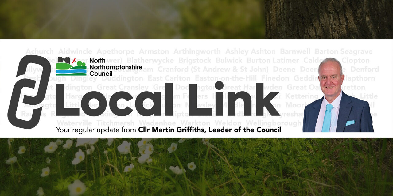 braybrooke-northampton-council Local Link newsletter banner for North Northamptonshire Council with a man in a suit on the right.
